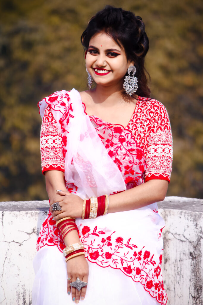 organza saree